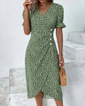 Mieva | Graceful Side-Button Dress