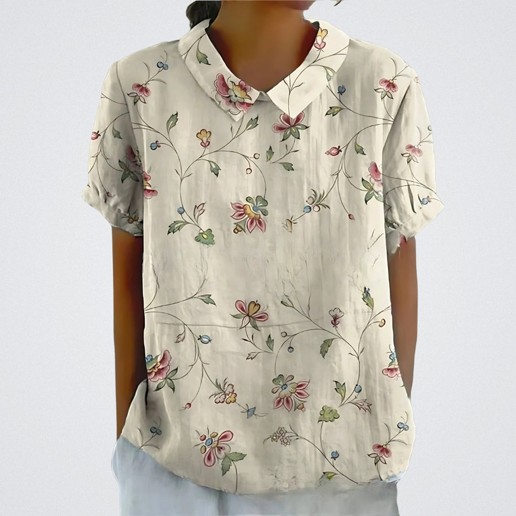 Linzielle | Floral French Vintage Blouse