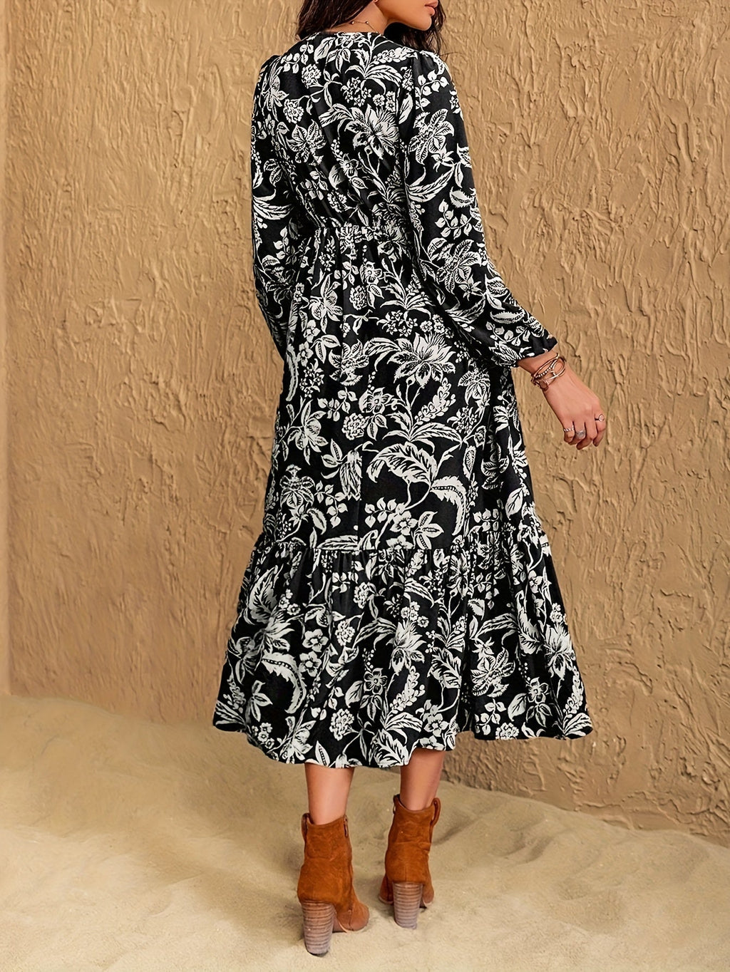 Halia | Elegant Floral Dress
