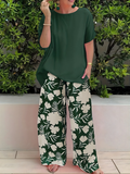 Digna | Tropical Wide-Leg Set