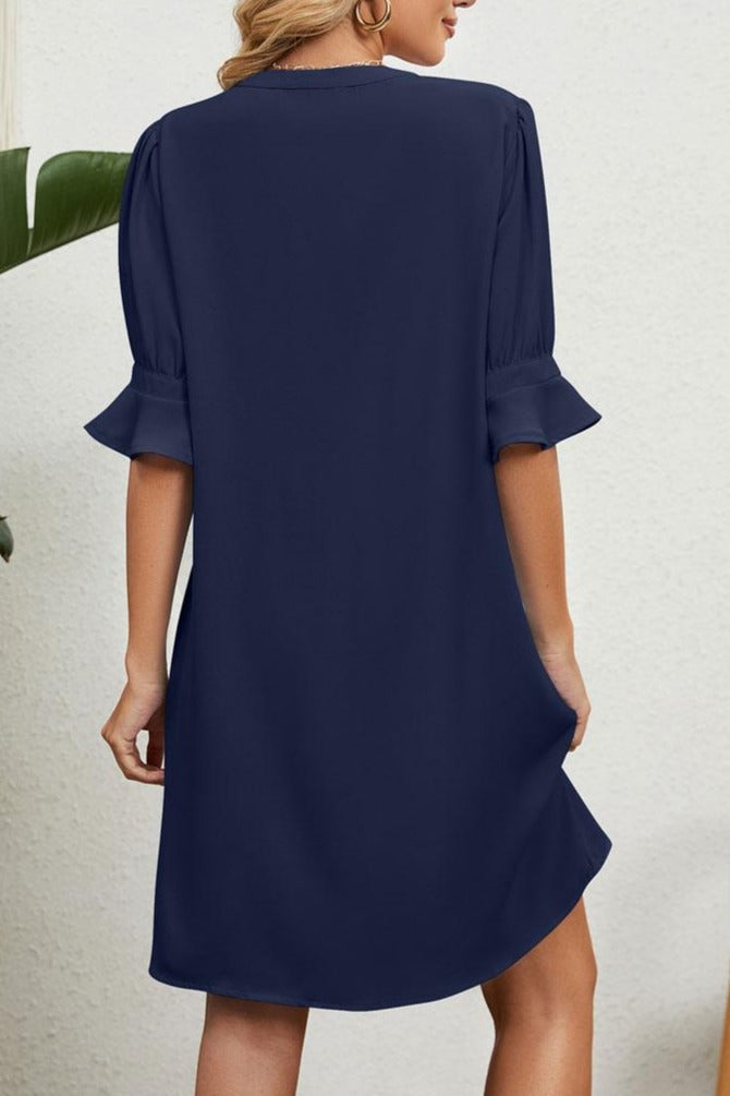 Norene | V-Neck Tunic Dress