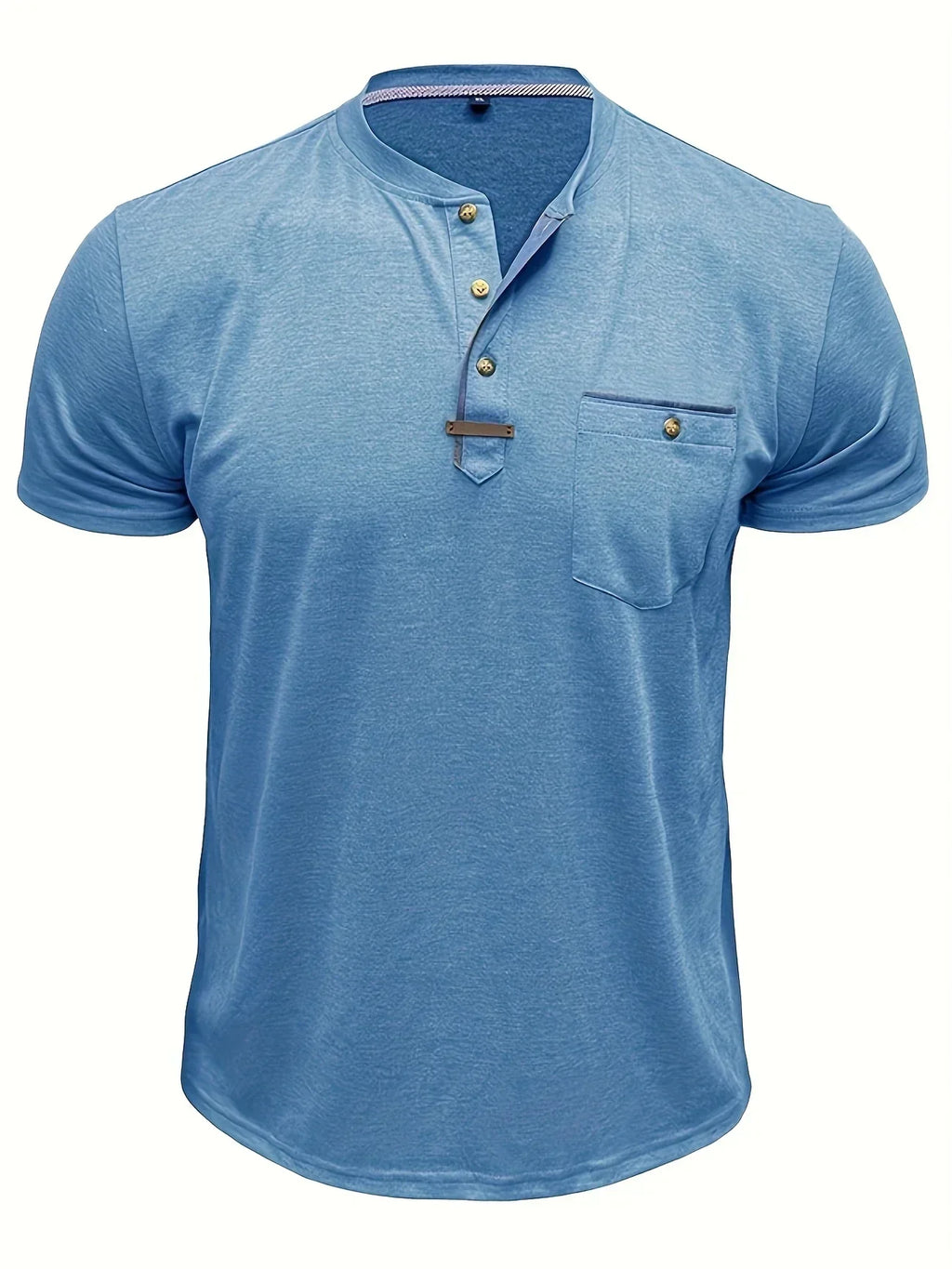 Slade | Classic Round Neck Pocket Shirt