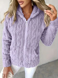 Genia | Hooded Full-Zip Sweater