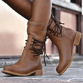 Dellia | Retro Lace-Up Boots