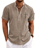 Elvis | Relaxed Stand-Collar Shirt