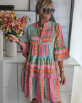 Alara | Vibrant Tiered Dress