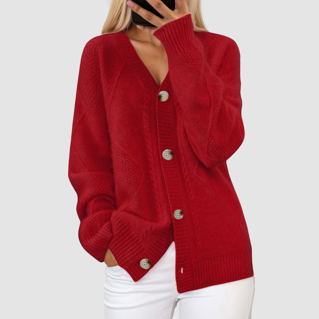 Maggie | Premium Button Front Cardigan