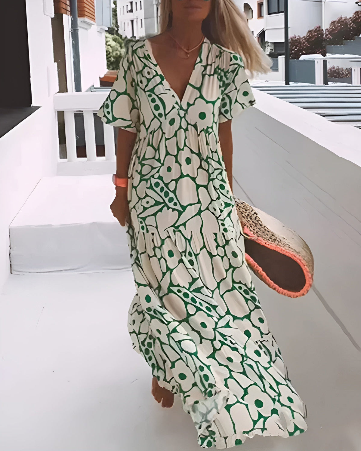 Delia | Modern Floral Dress