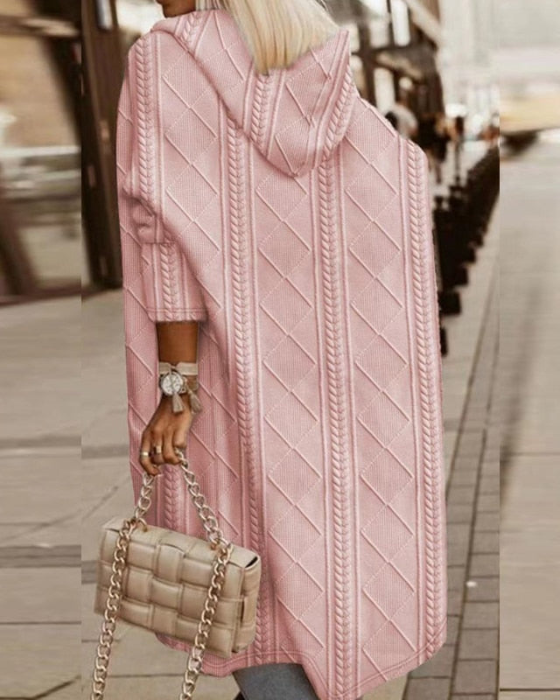 Goanne | Stylish Long Hooded Cardigan