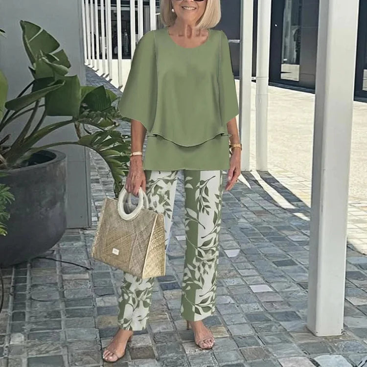 Jennie | Stylish Trendy Print Two-Piece Set