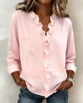 Beatrice | Refined V-Neck Blouse