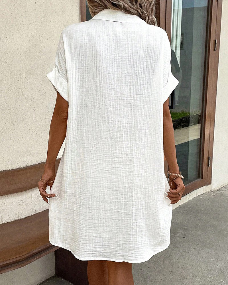 Cielou | Breezy Pocket Shirt Dress