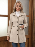 Melissa | Elegant Button Coat