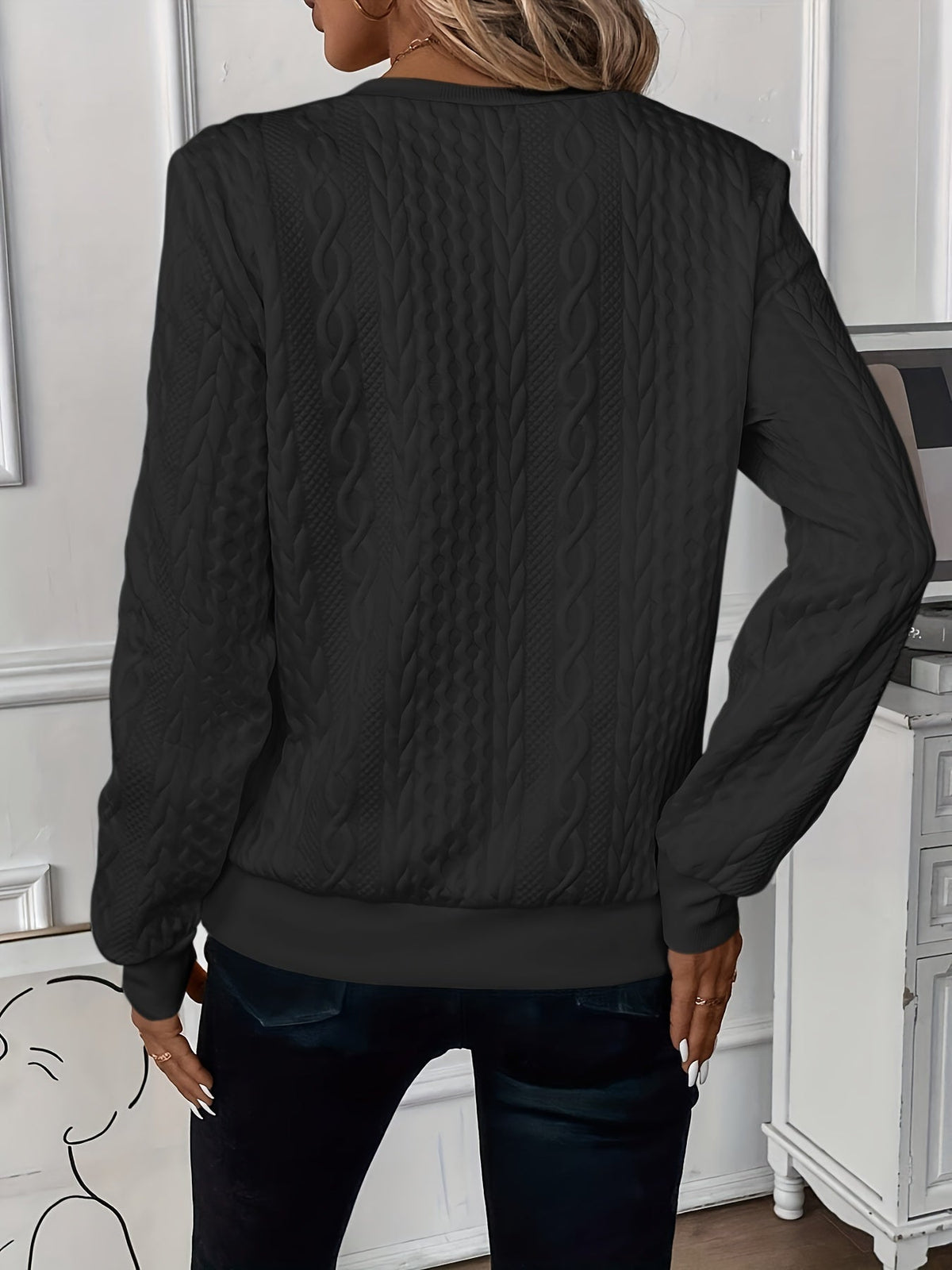 Merry | Sleek Quarter Zip Sweater
