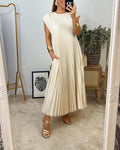 Graciana | Effortlessly Elegant Pleated Dress