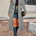 Thania | Elegant Longline Overcoat