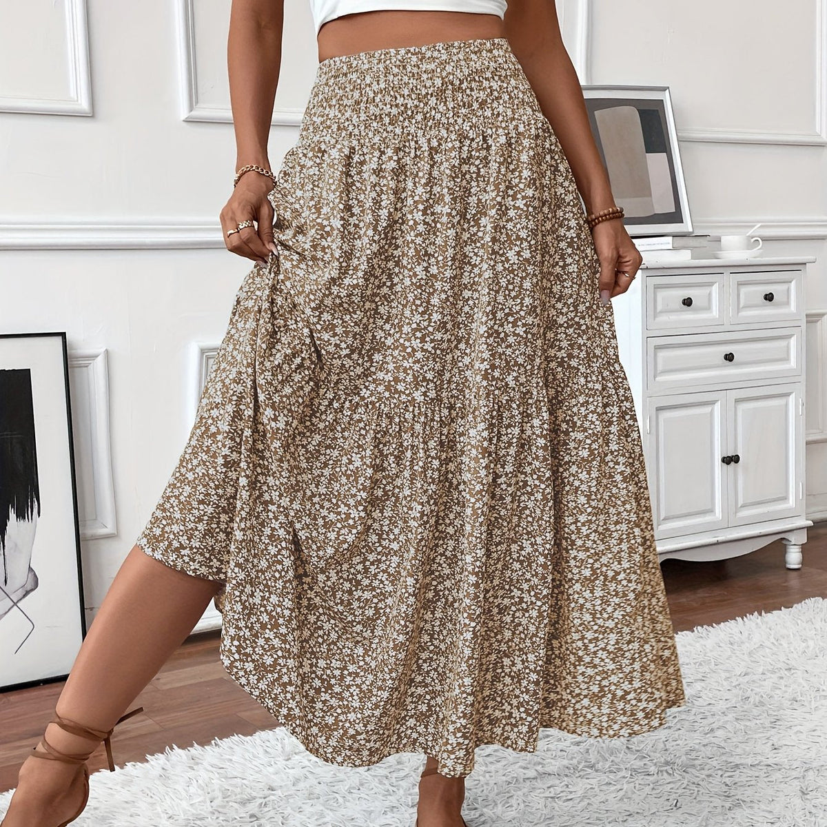 Karina | Timeless Floral Skirt