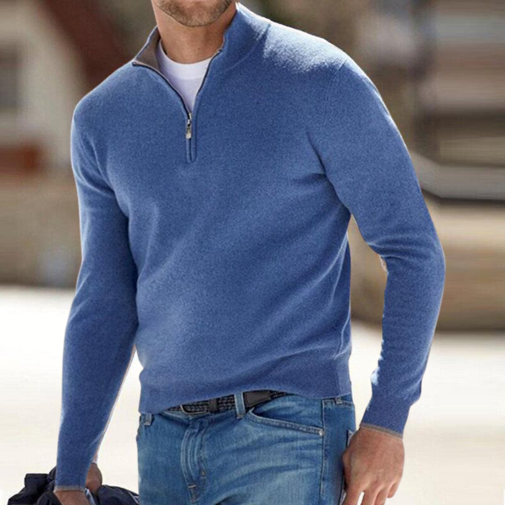 Harron | Premium Half Zip Sweater