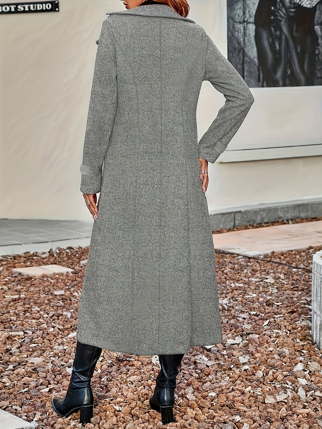 Thania | Elegant Longline Overcoat