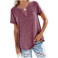 Steffany | Simple V-Neck Shirt