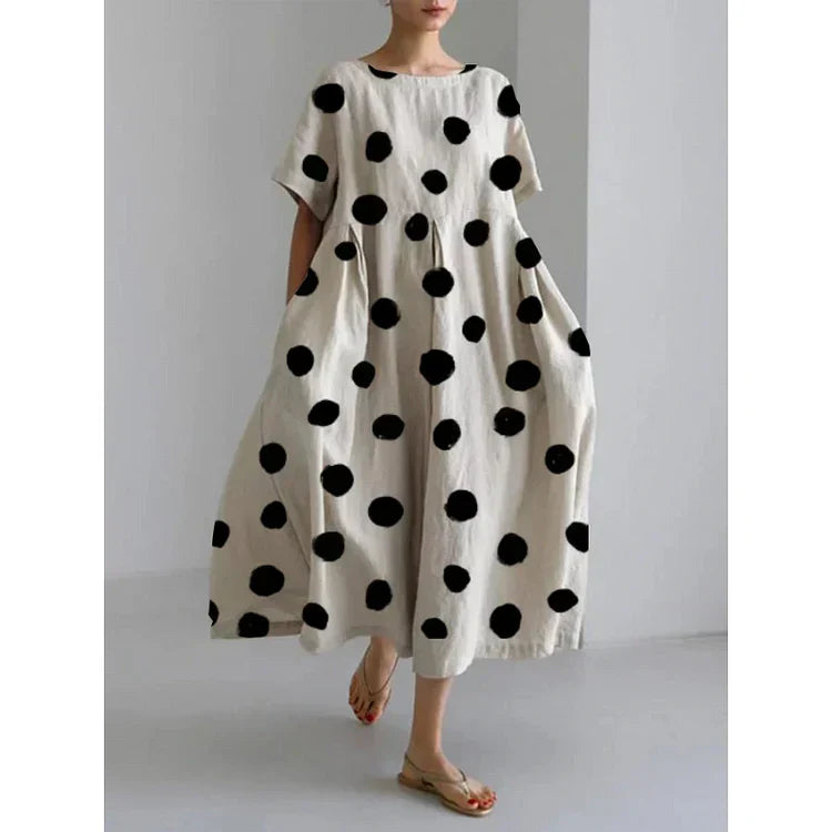 Vinna | Casual Polka Dot Dress