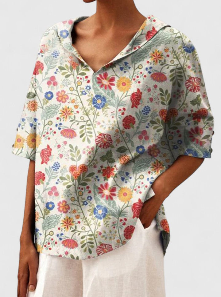 Roselyn | Relaxed Floral Blouse