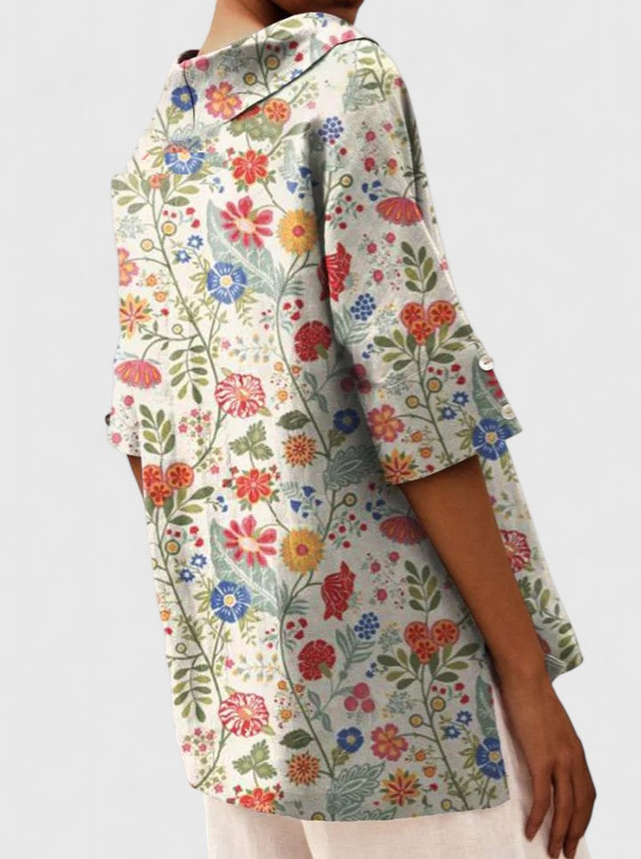 Roselyn | Relaxed Floral Blouse