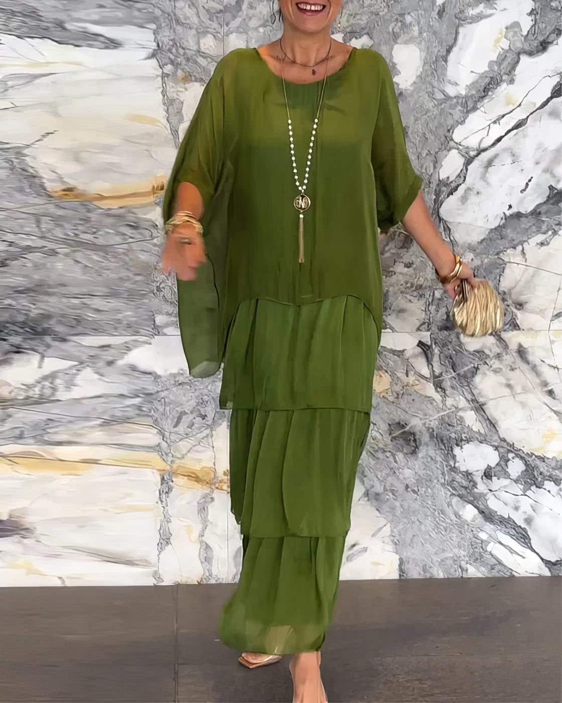 Vittoria | Divine Ruffled Maxi Dress