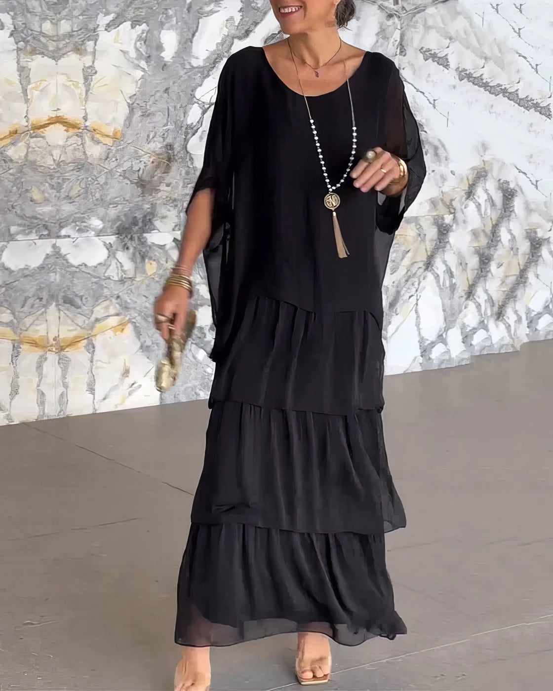Vittoria | Divine Ruffled Maxi Dress