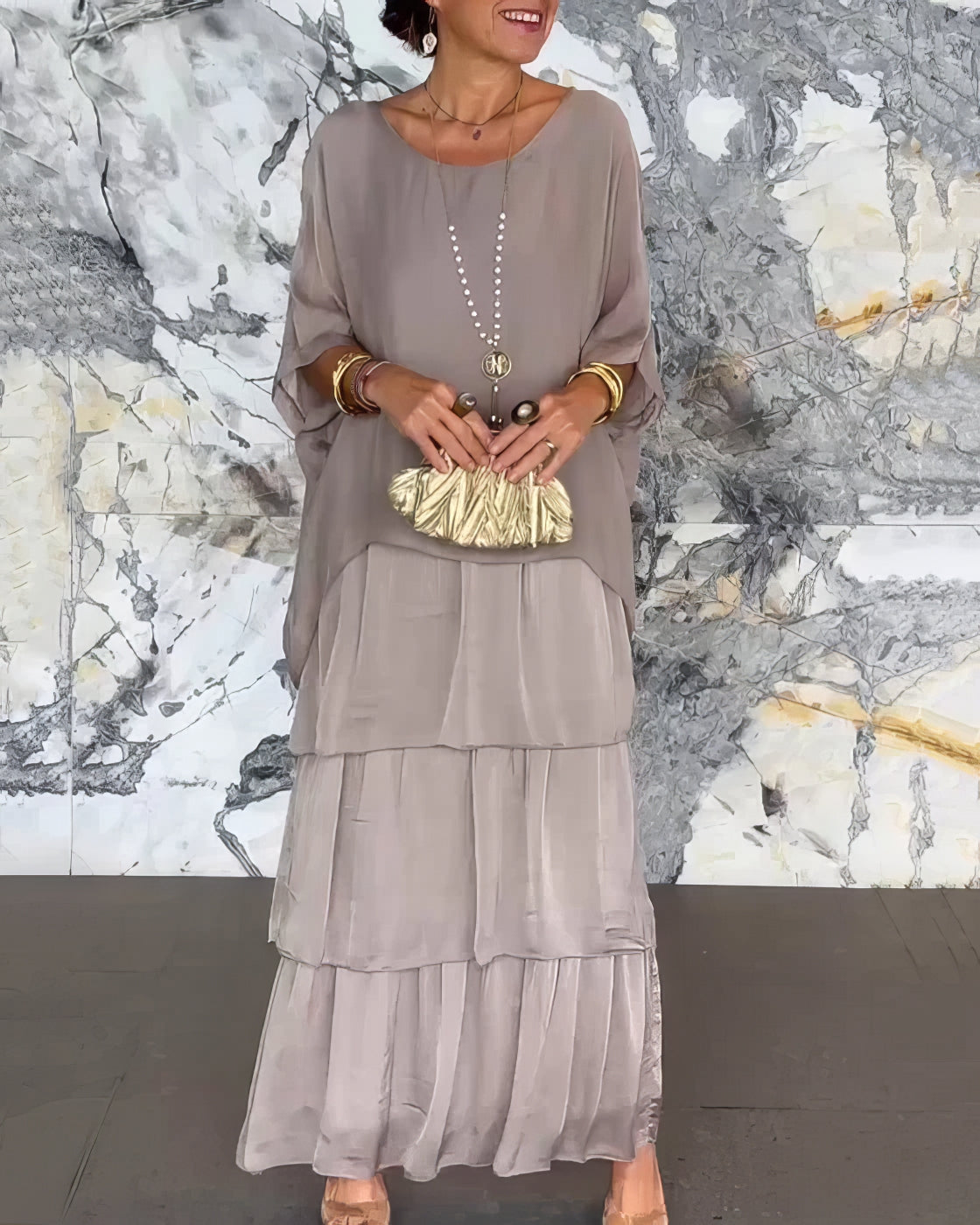 Vittoria | Divine Ruffled Maxi Dress