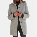 Ariella | Sleek High-Collar Coat