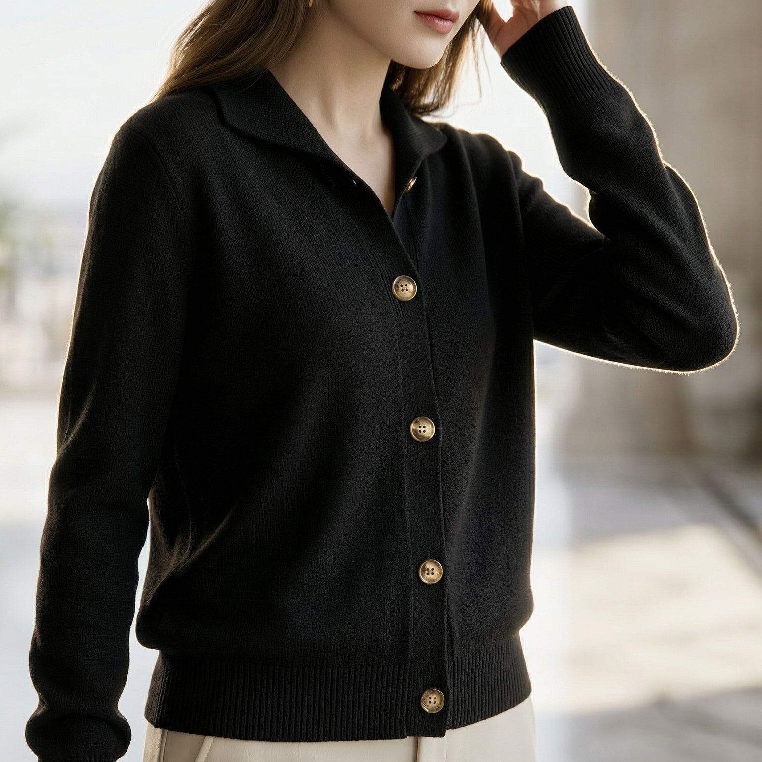 Skye | Classic Button Cardigan