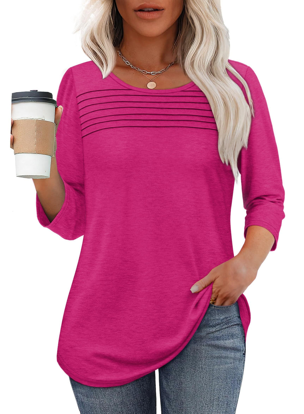 Annelie | Stylish Pleat Top