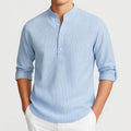 Geordi | Refined Stand Collar Shirt