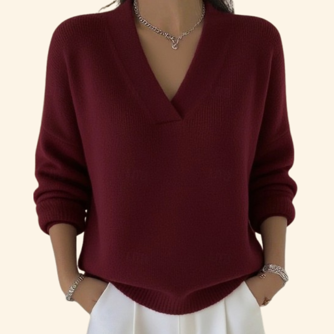 Farielle | Classic V-neck Sweater
