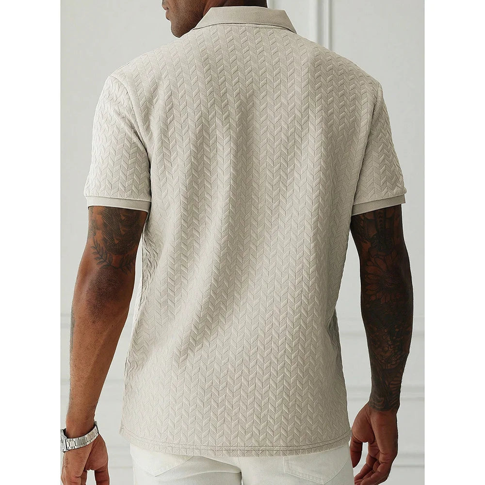 Spencer | Short-Sleeve Fashion Button-Up Shirt