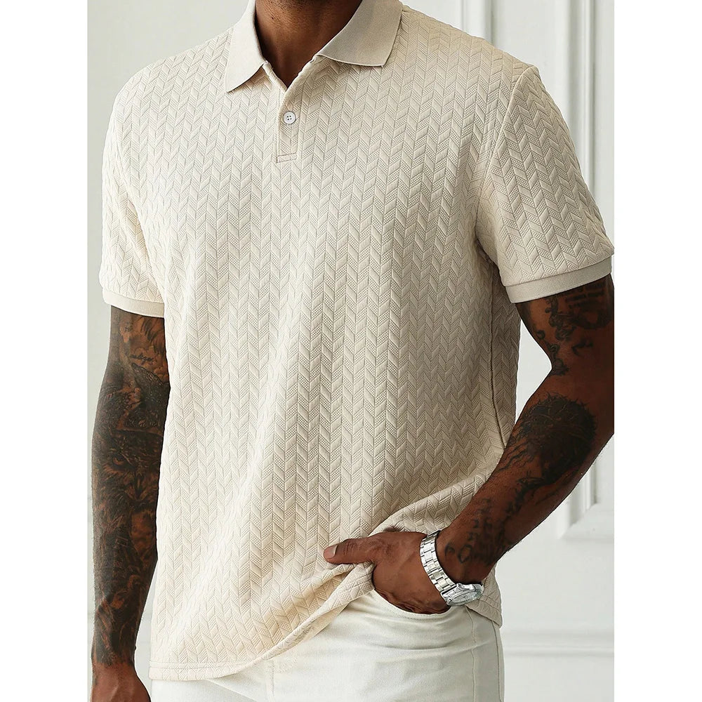 Spencer | Short-Sleeve Fashion Button-Up Shirt