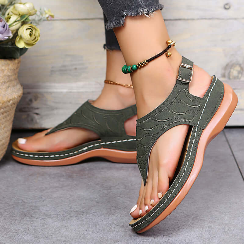 Novaria | Cushioned Wedge Sandals