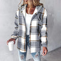 Shanie | Hooded Checkered Jacket