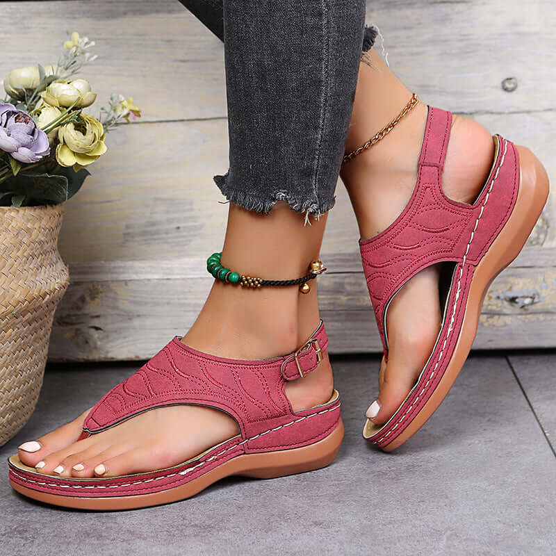 Novaria | Cushioned Wedge Sandals