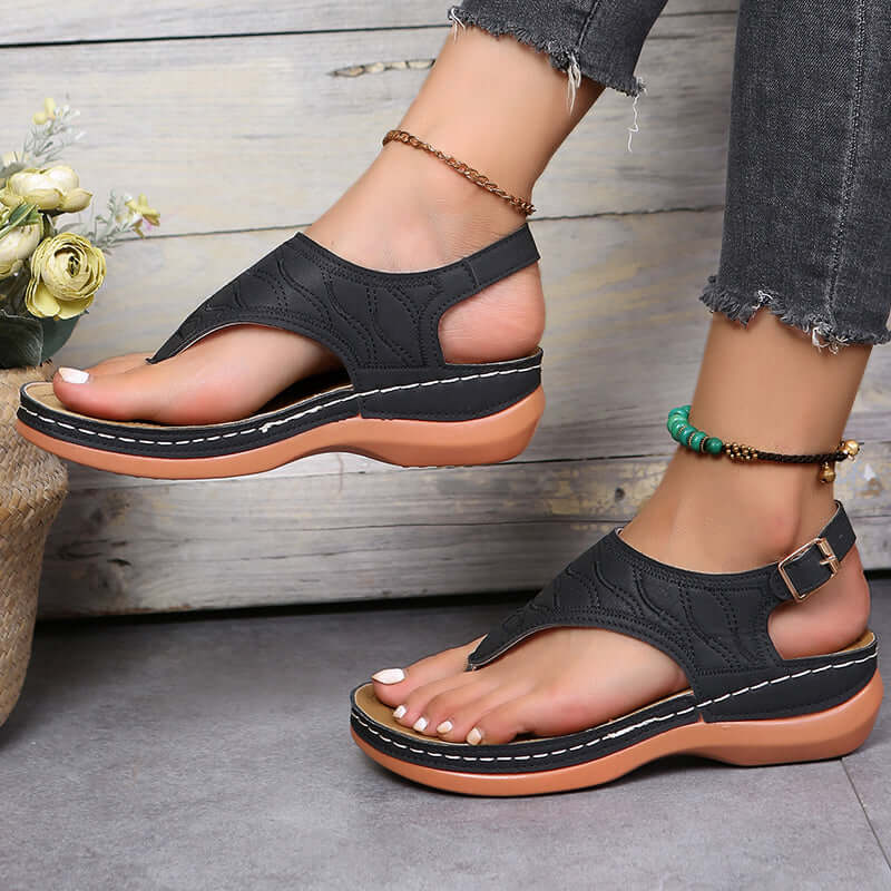 Novaria | Cushioned Wedge Sandals
