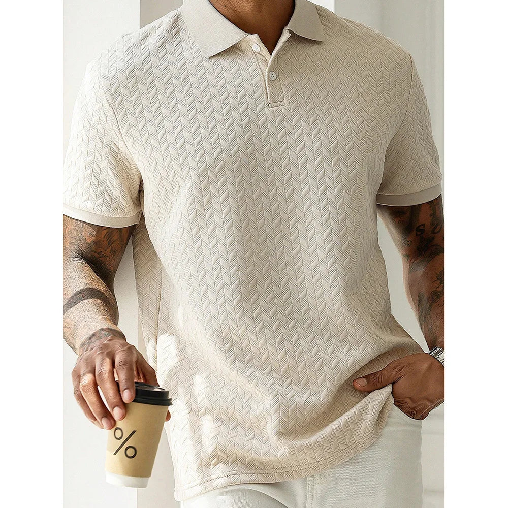 Spencer | Short-Sleeve Fashion Button-Up Shirt