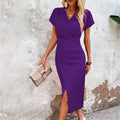 Mychelle | Stylish V-Neck Dress