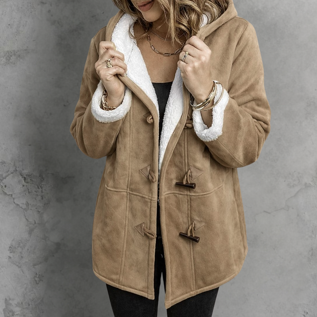 Rowie | Elegant Hooded Toggle Winter Coat