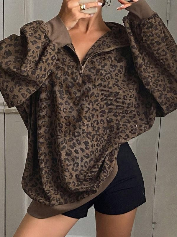 Shanna | Leopard Oversize Sweatshirt