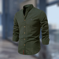 Marcky | Mandarin Collar Slim-Fit Shirt