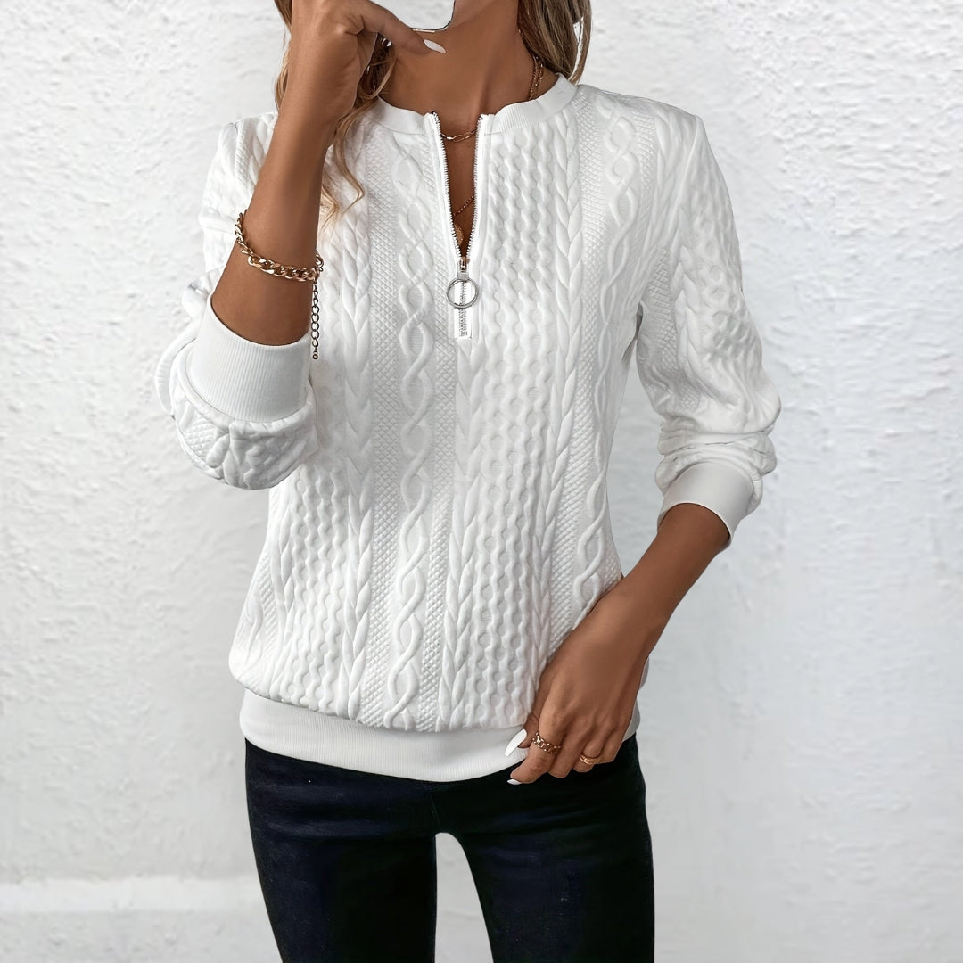 Maisie | Sleek Textured Sweater