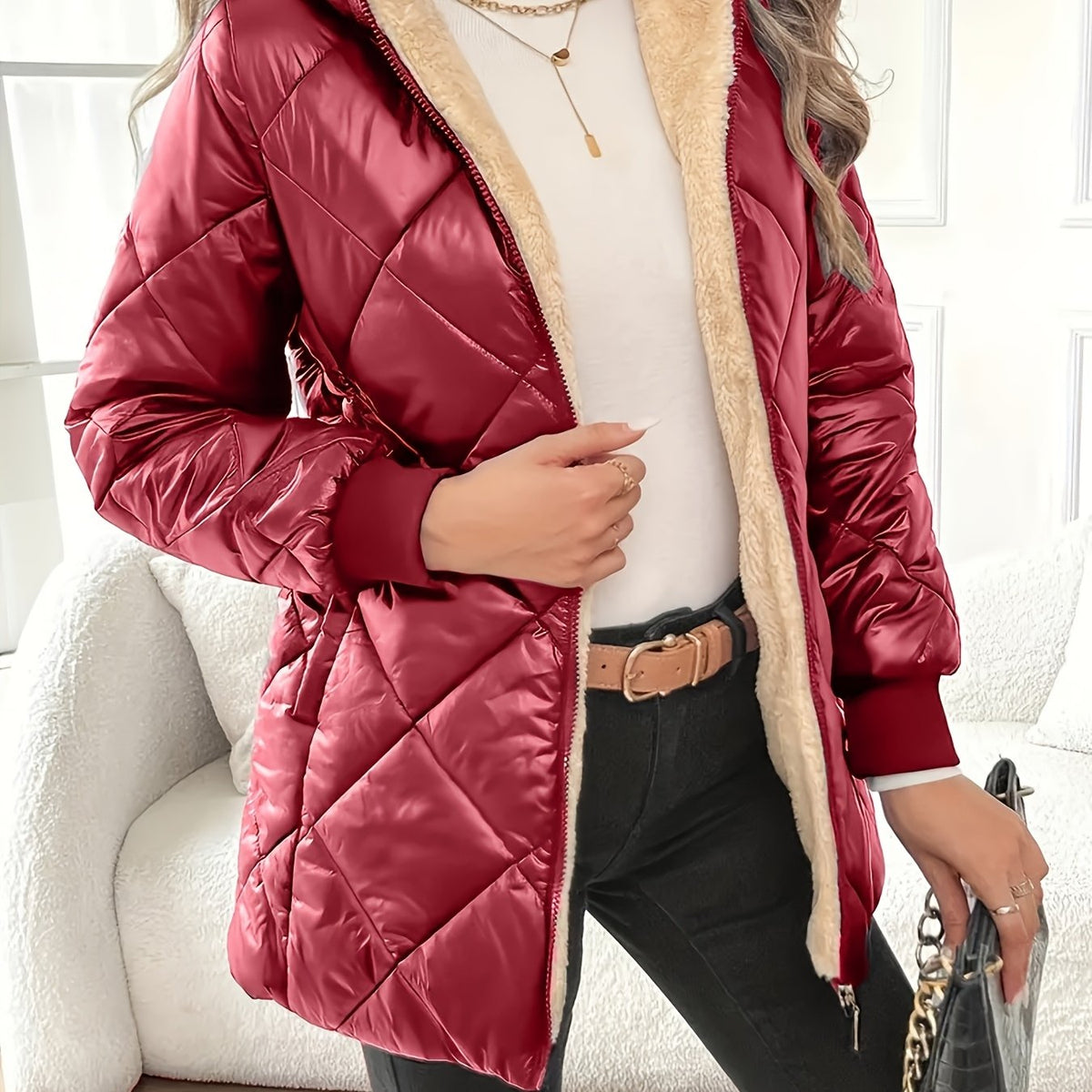 Isalyn | Diamond Quilted Jacket