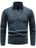 Elric | Casual Style Half-Zip Sweater