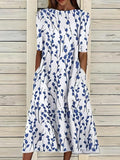 Mathilda | Elegant Floral Midi Dress